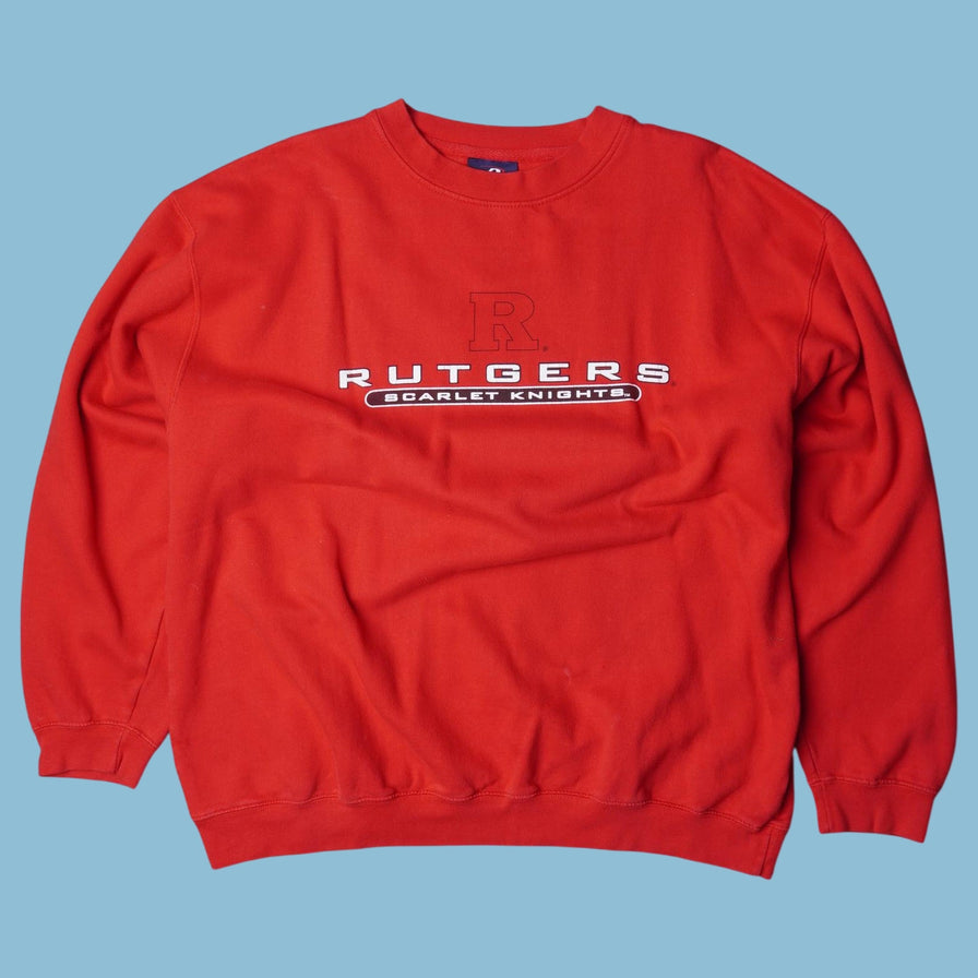 Vintage Rutgers Scarlet Knights Sweater - XL