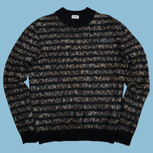 Vintage Saint Laurent Paris Leopard Pullover - M - NFF Vintage