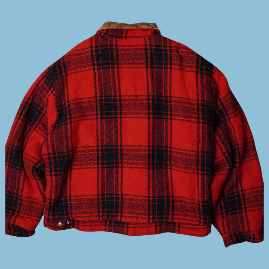 Vintage Santa Fe Trail 90s Plaid Jacke - XL