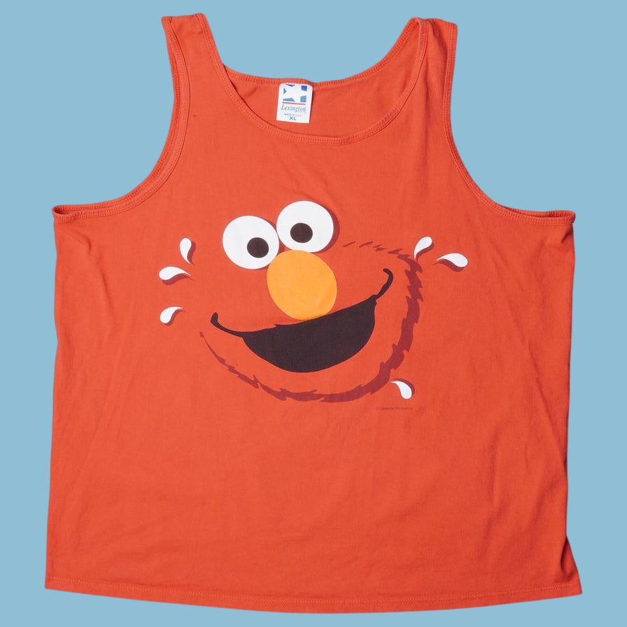 Vintage Sesame Street Elmo Tank Top - XL