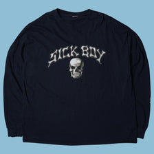 Vintage Sick Boy Skull Longsleeve - 2XL