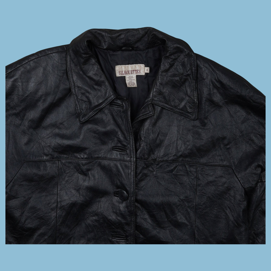 Vintage Silhouettes Lederjacke - XL