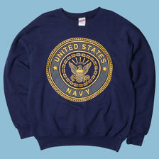 Vintage Soffe United States Navy Sweater - M