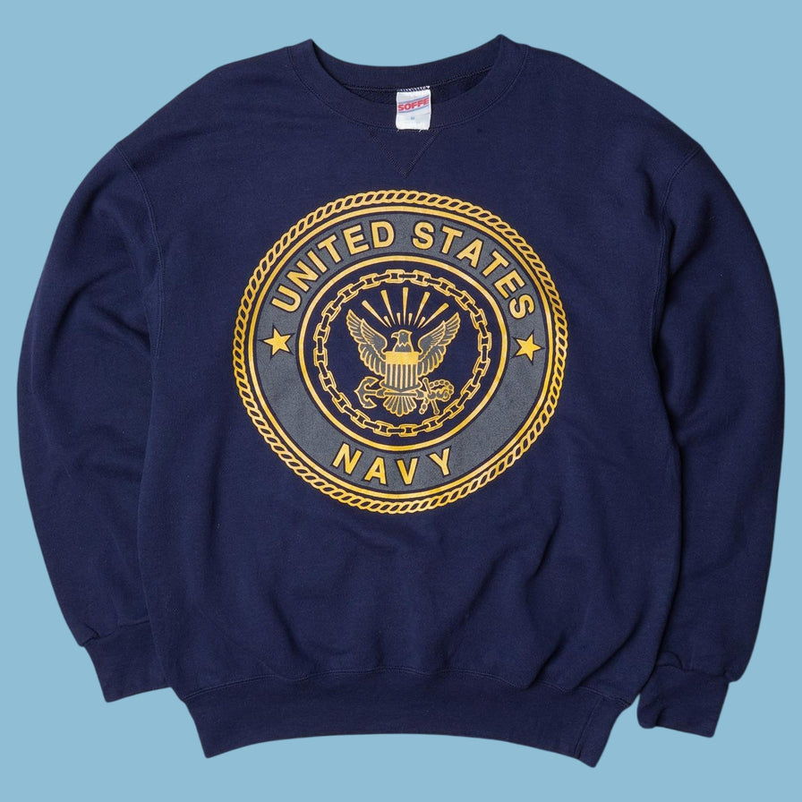 Vintage Soffe United States Navy Sweater - M