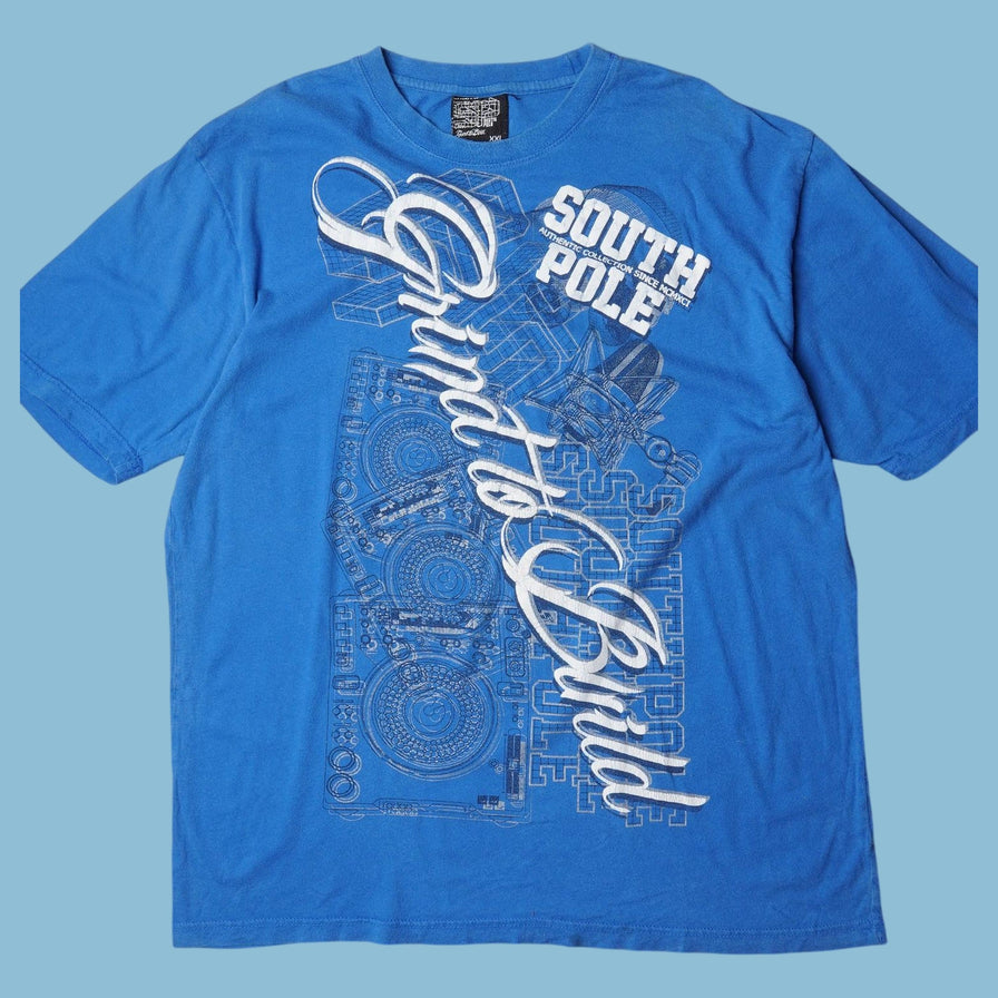 Vintage South Pole 2000s Grind to Build T-Shirt - 2XL
