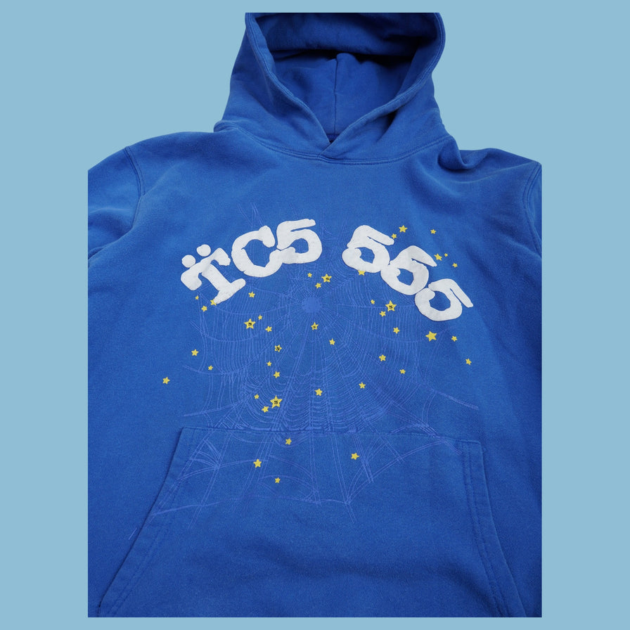 Vintage SP5DER × Young Thug 555 Hoodie - M - NFF Vintage