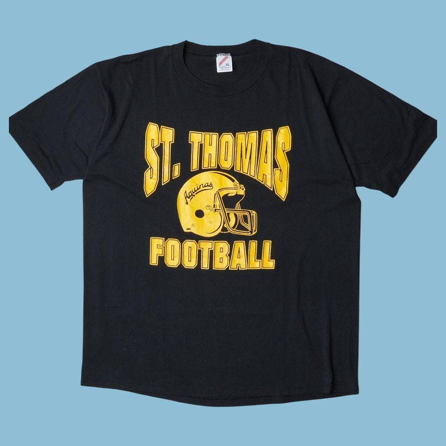 Vintage St. Thomas Aquinas Football T-Shirt - XL