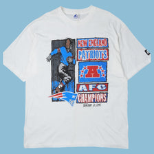Vintage Starter 90s New England Patriots AFC Champions T-Shirt - XL