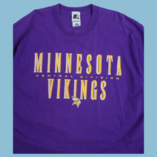 Vintage 90s Starter Minisota Vikings T-Shirt - XL - NFF Vintage