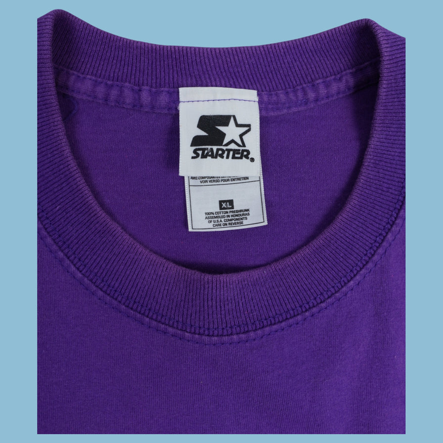 Vintage 90s Starter Minisota Vikings T-Shirt - XL - NFF Vintage