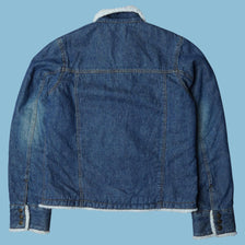 Vintage Steve & Barry's Sherpa Jeansjacke - L