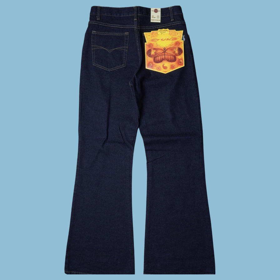 Vintage Stuka 90s Butterfly Print Jeans - XS