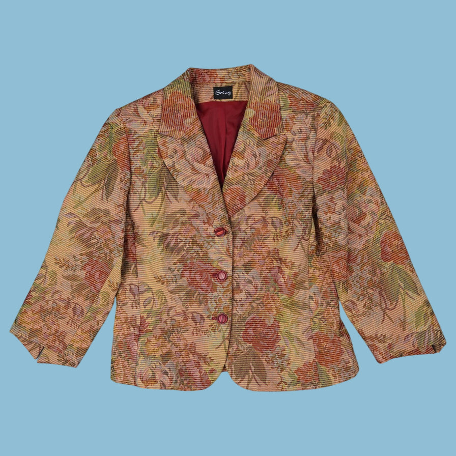 Vintage 90s Swing Blazer Jacke - L