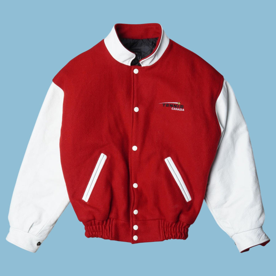 Vintage Tennis Canada Varsity Jacke - XS