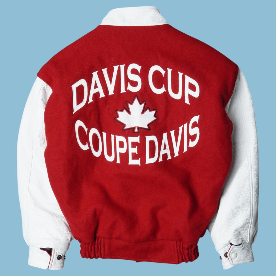 Vintage Tennis Canada Varsity Jacke - XS