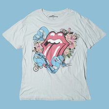 Vintage The Rolling Stones Floral T-Shirt - XL