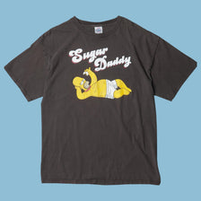 Vintage The Simpsons 2000s Sugar Daddy Graphic T-Shirt - L