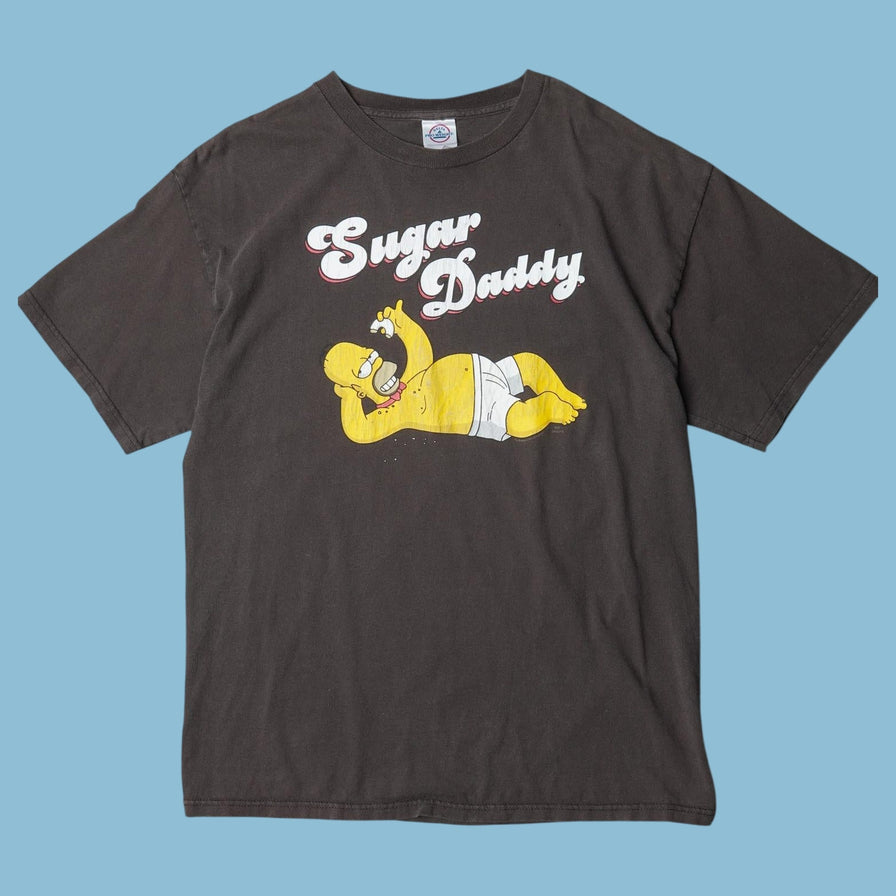 Vintage The Simpsons 2000s Sugar Daddy Graphic T-Shirt - L