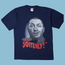 Vintage Three Stooges Curly Howard T-Shirt - L