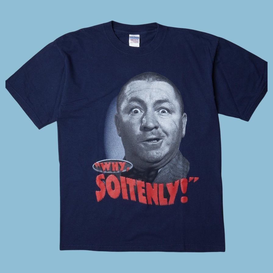 Vintage Three Stooges Curly Howard T-Shirt - L