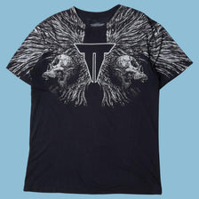 Vintage Throwdown 2000s Skull Graphic T-Shirt - L