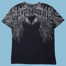 Vintage Throwdown 2000s Skull Graphic T-Shirt - L