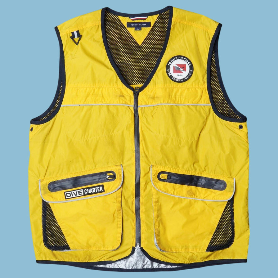 Vintage Tommy Hilfiger 90s Dive Charter Weste - M