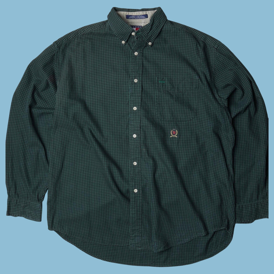 Vintage Tommy Hilfiger 90s Hemd - L