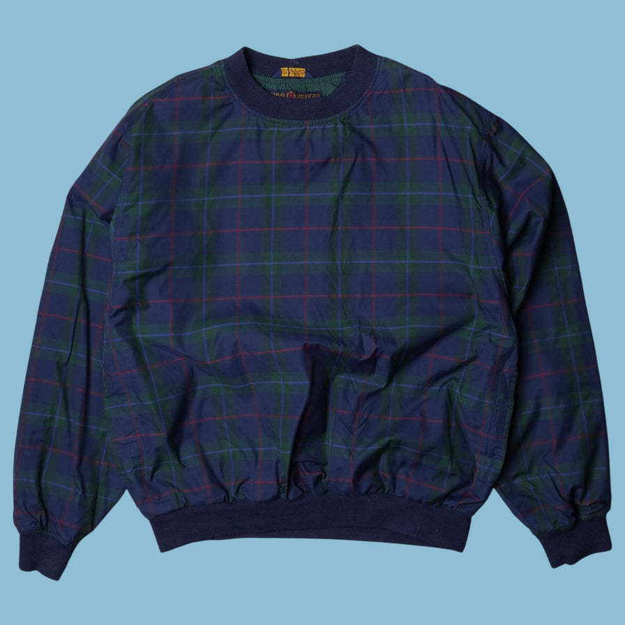 Vintage Tommy Hilfiger 90s Plaid Windbreaker - M