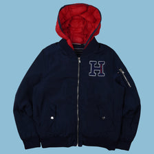 Vintage Tommy Hilfiger Varsity Bomber Jacke - M
