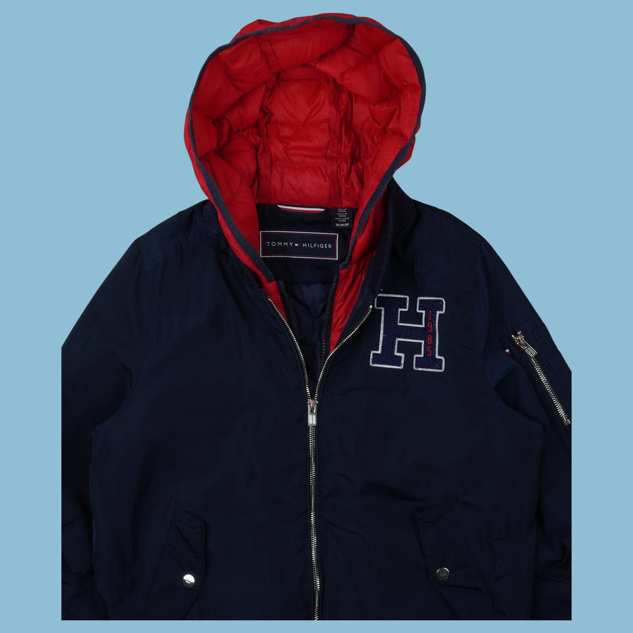 Vintage Tommy Hilfiger Varsity Bomber Jacke - M