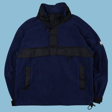 Vintage 90s Tommy Hilfiger Half-Zip Anorak Heavy Fleece Jacket - M