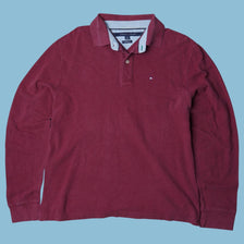 Vintage Tommy Hilfiger Longsleeve Polo - M