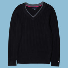 Vintage Tommy Hilfiger Zopfmuster Pullover - L