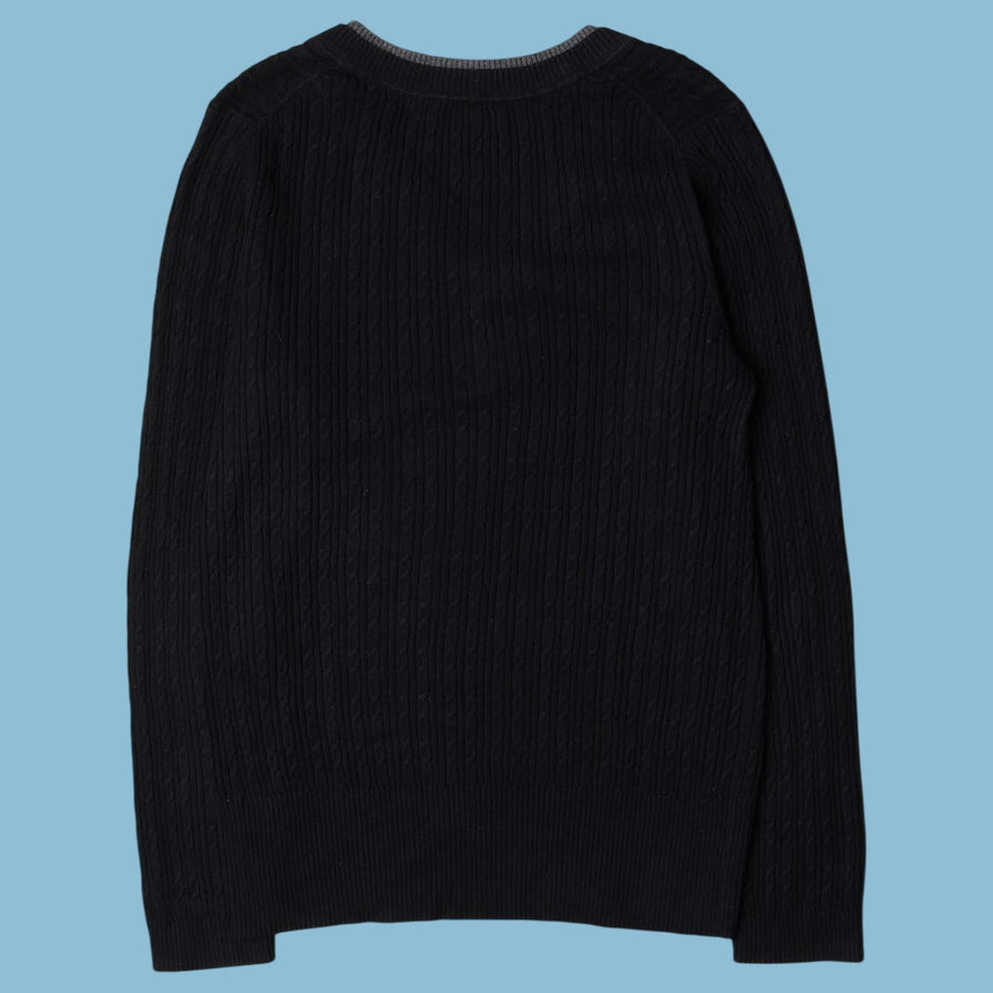Vintage Tommy Hilfiger Zopfmuster Pullover - L