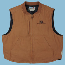 Vintage Tradesman's Vest Workwear Jacket - L