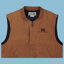 Vintage Tradesman's Vest Workwear Jacket - L
