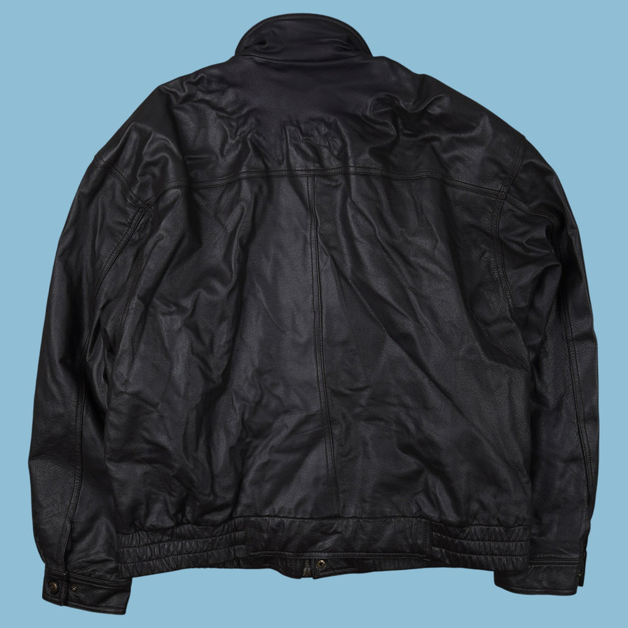 Vintage 90s Trail's End Collections Bomber Lederjacke - L