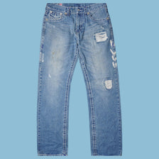 Vintage True Religion 2000s Distressed Jeans - L