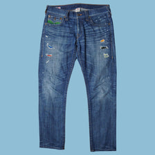 Vintage True Religion 2000s Serape Pocket Jeans - M