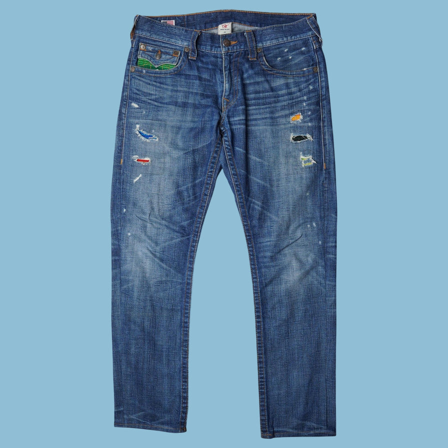 Vintage True Religion 2000s Serape Pocket Jeans - M