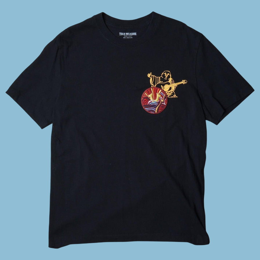 Vintage True Religion Buddha Embroidered T-Shirt - S