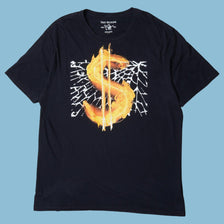 Vintage True Religion Flaming Dollar T-Shirt - XL