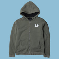 Vintage True Religion Sherpa Hoodie - L
