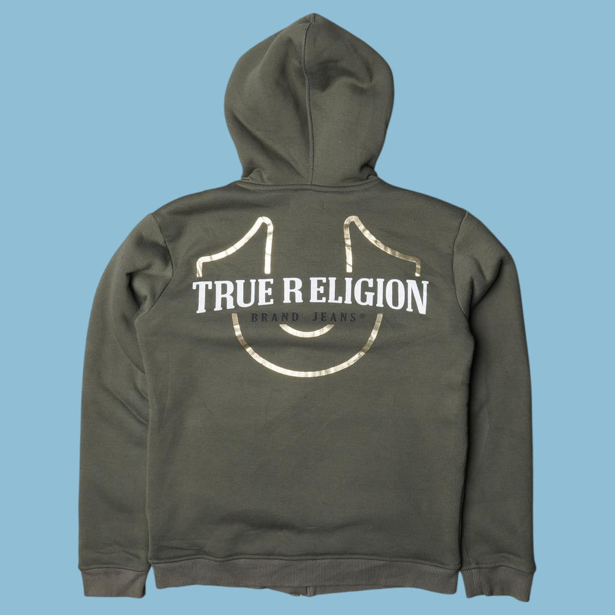 Vintage True Religion Sherpa Hoodie - L