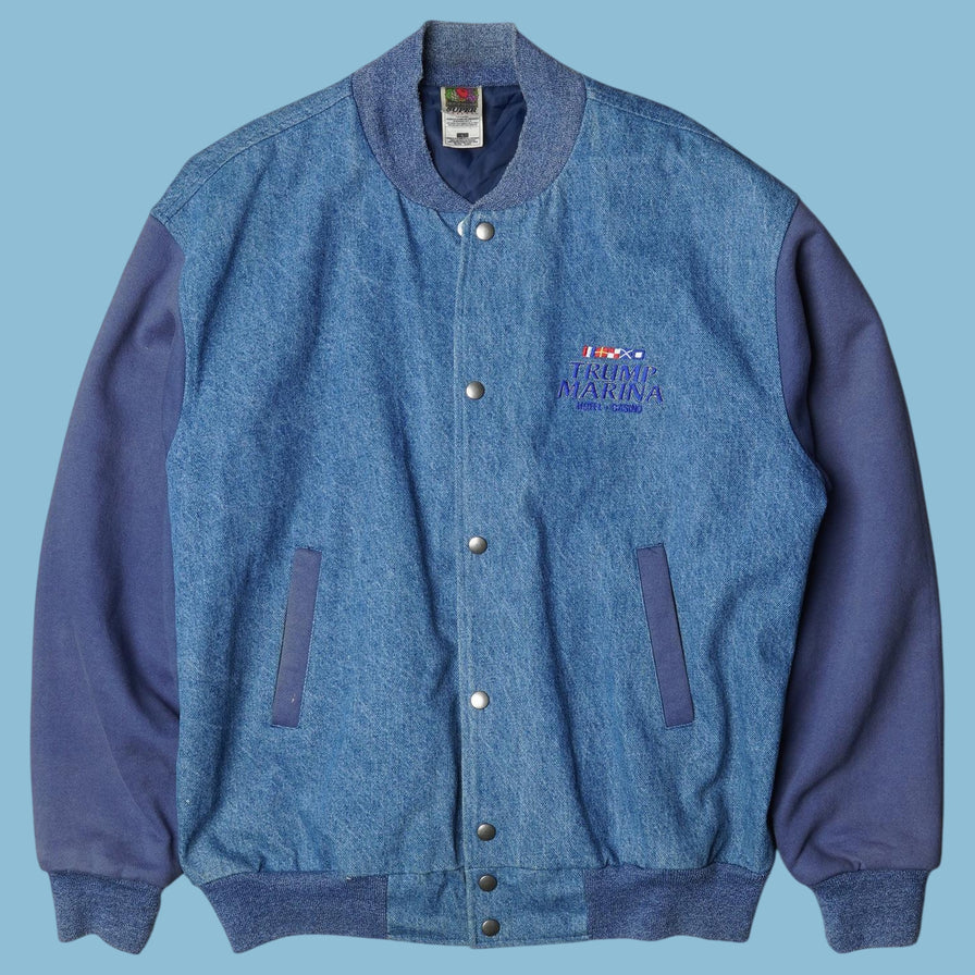 Vintage Trump Marina Hotel Casino Varsity Jacke - L