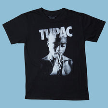 Vintage Tupac Praying Hands T-Shirt - S