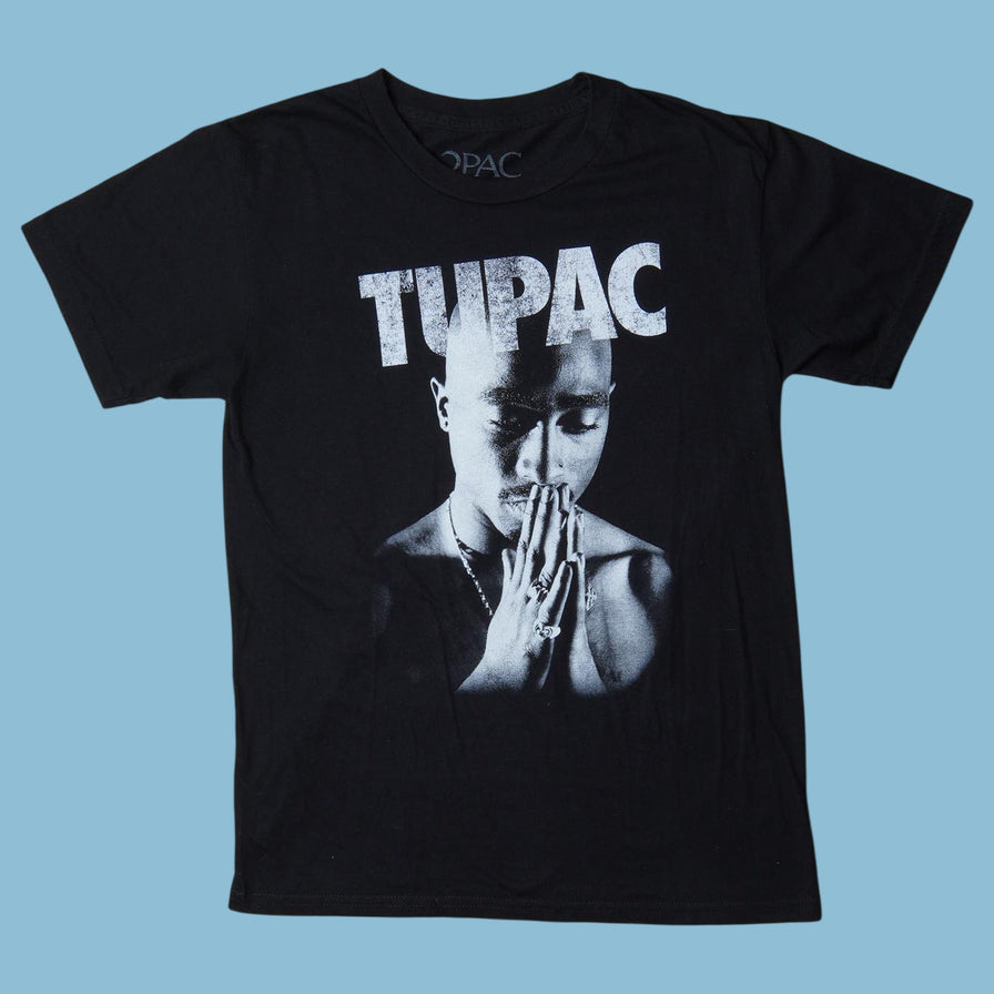 Vintage Tupac Praying Hands T-Shirt - S