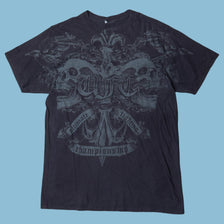 Vintage UFC 2000s Skull Graphic T-Shirt - M