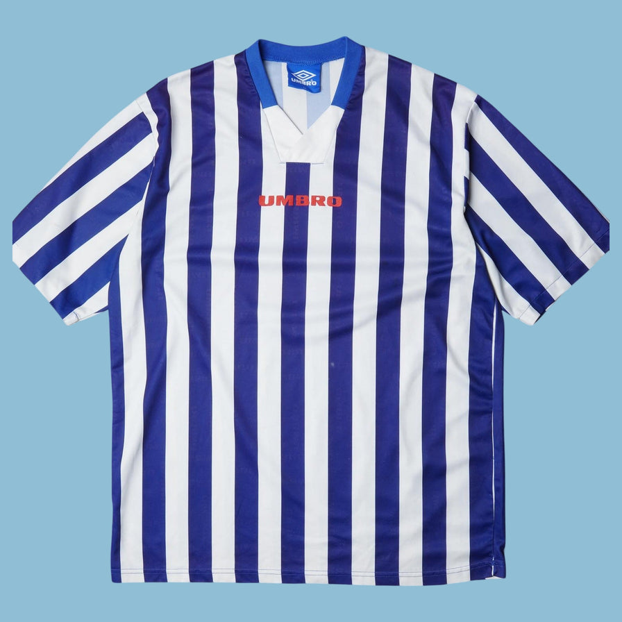 Vintage Umbro 90s Striped Jersey - XL